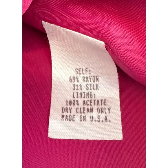 Nanette Lepore VINTAGE Y2K Silk Dress Sz 12P Rhinestone Straps - Picture 4 of 15